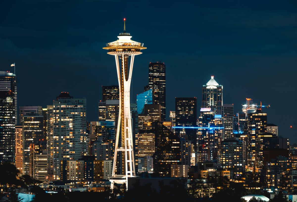 View of Seattle and Space Needle