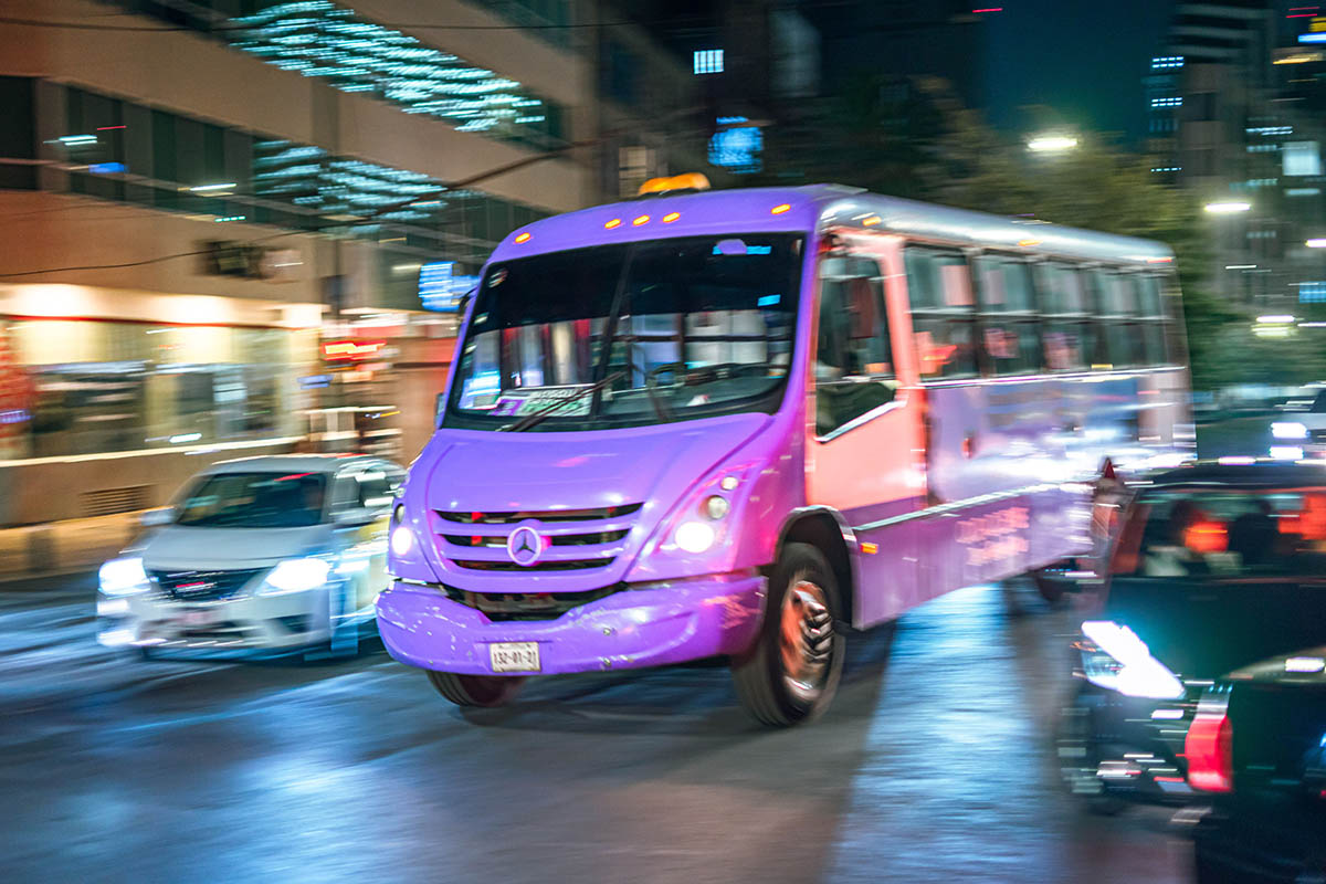 Pink party bus Seattle